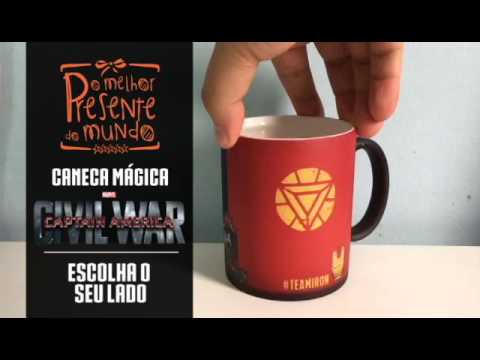 Caneca Mágica - Escolha um Lado - O Melhor Presente do Mundo