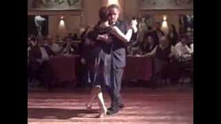 El Nene Masci y Claudia Codega performance @ Salon Canning milonga, Di Sarli "Dejame" Sep 6 2013