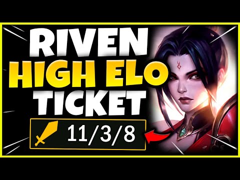 RIVEN MID IS YOUR NEW PICK TO HIGH-ELO! (ABUSE THIS) - S12 RIVEN GAMEPLAY! (Season 12 Riven Guide)