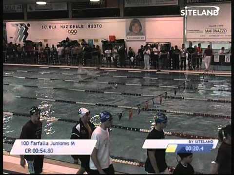 Eliminatorie 3 dei 100 Farfalla Juniores Maschi - 15 Memorial Chiara Giavi