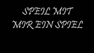 Rammstein-Spiel Mit Mir lyrics w/ english trans.