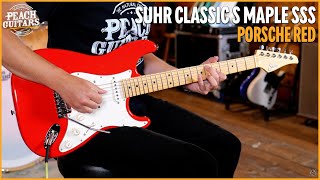 Video thumbnail for Suhr Classic S Maple SSS | Porsche Red by The Peach Boutique