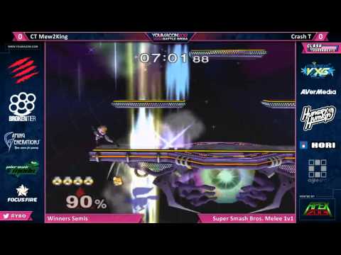 YBO 2012 Melee - CT Mew2King vs Crash T - Winners Semis
