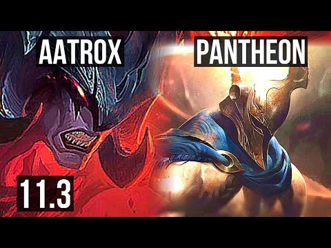 AATROX vs PANTHEON (MID) | 7/2/17, 65% winrate | KR Master | v11.3