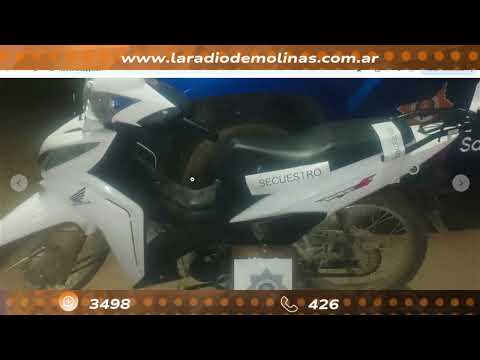 PARTE POLICIAL UR XVI: MOTO SECUESTRADA EN CAYASTACITO SUSTRAÍDA EN LA CIUDAD DE SANTA FE.-