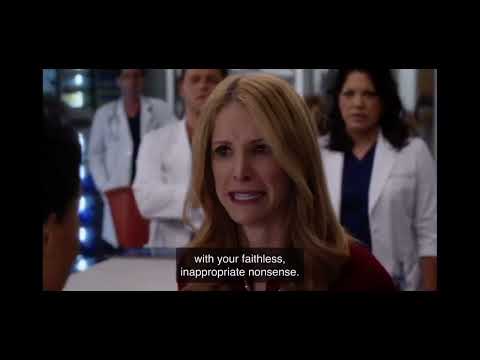 Grey’s Anatomy | Maggie punches homophobe - Father stands up for her gay daughter [12x1]