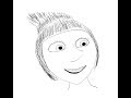 Lucy. Despicable Me 2. How to draw a easy? (Люси ...