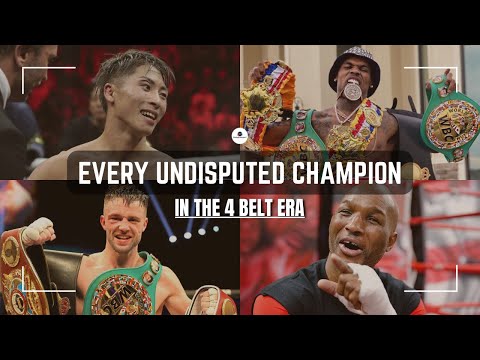All 9 Undisputed Champions in Boxings 4 Belt Era - WBC, WBA, IBF & WBO