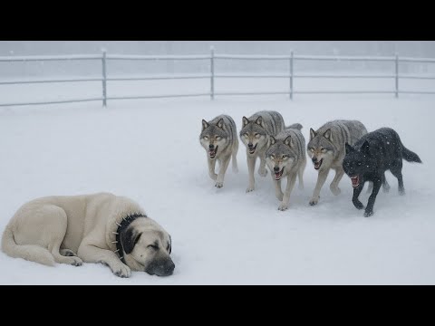 ¡Mira lo que pasó cuando estos estúpidos lobos atacaron al perro Kangal!
