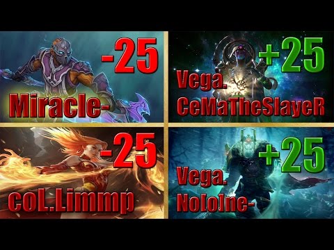 Miracle- plays Anti-Mage with col.Limmp vs Vega.CeMaTheSlayeR and Vega.No[o]ne- - Dota 2