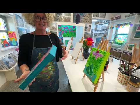 Canvas + Coffee + Cake Painting Workshop with Miranda