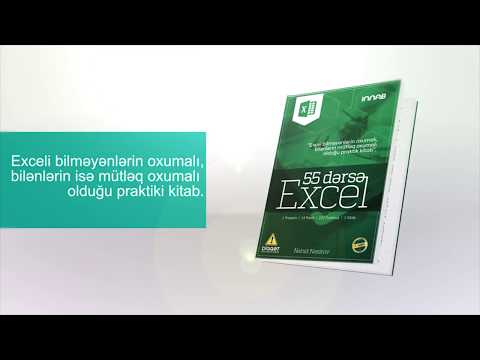 "55 dərsə Excel" kitabı - video çarx
