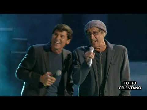 Adriano Celentano & Gianni Morandi - Scende La Pioggia (Adriano Live, Arena di Verona, 8 Ott 2012)