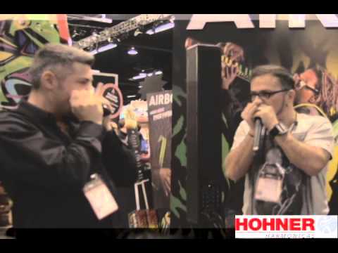 NAMM-2015 Ronnie Shellist(Hohner) jamsession with Marko-Balland(Suzuki)-Pascal Blanc