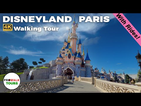 , title : 'Disneyland Paris - Complete Walkthrough with Rides - 4K - with Captions