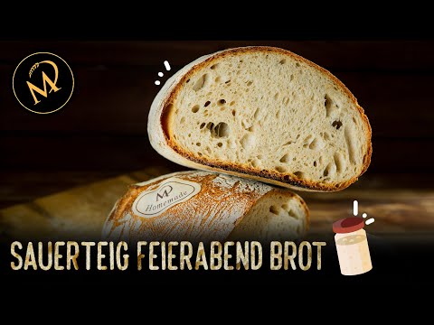 Sauerteig Feierabend Brot - Brot backen ohne Hefe!