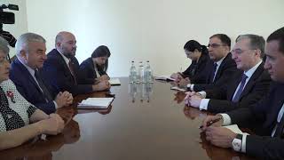Rencontre entre le Ministre des Affaires étrangères d’Arménie et le Président de l’Assemblée nationale d’Artsakh, Ashot Ghoulyan
