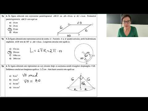 Rezolvare-Model Evaluare Națională a 8-a, 2024, matematică