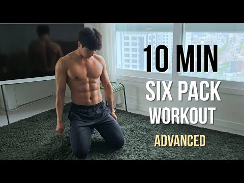 10 MIN SIX PACK ABS WORKOUT AT HOME (Advanced & 6 Pack)