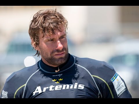 CNN Mainsail, Shirley Robertson - Artemis skipper Iain Percy