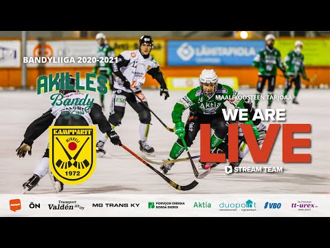 Bandyliigaa: Akilles - Kampparit 15.1.2021 maalikooste