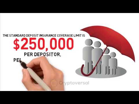 How much money is insured by deposit insurance in a bank?