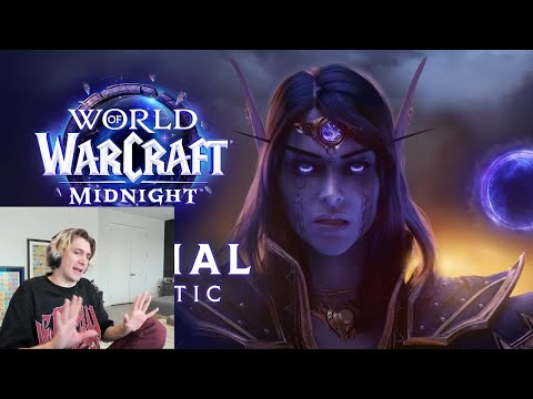 xQc Reacts to World of Warcraft: Midnight | Cinematic Trailer