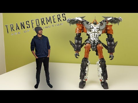 Tall, Brown, And Lanky…Like Me! | #transformers Age Of Extinction Leader Class Grimlock Review