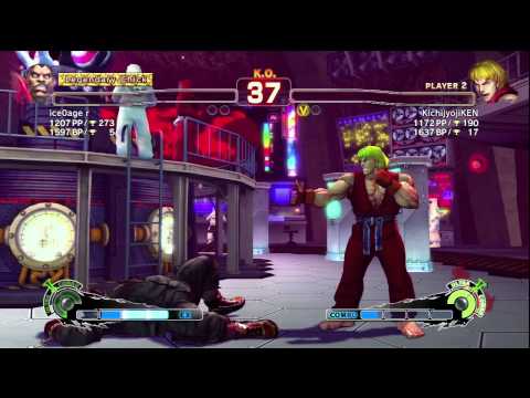 SSF4 AE - ice0age r(BA) vs KichiyojiKEN(KE)