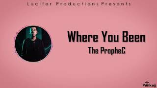 Where You Been(lyrics) - The PropheC | lyrical video
