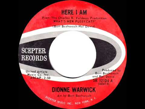 1965 Dionne Warwick - Here I Am (mono 45)