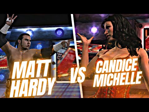 WWE SMACKDOWN! VS. RAW 2008: CANDICE MICHELLE VS. MATT HARDY I 10 MINUTES IRON MAN MATCH I GAMES HD
