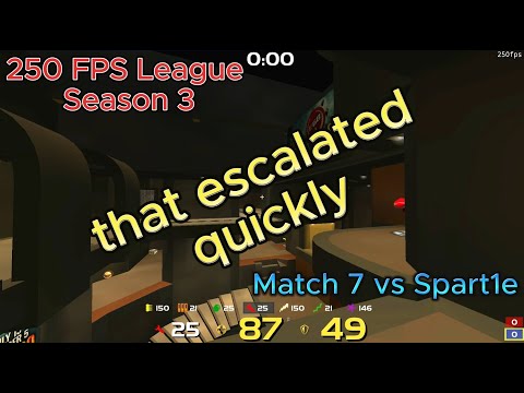 250 FPS League - Match 7 vs Spart1e | Quake Live