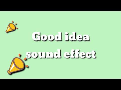 Good idea sound effect