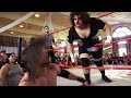 Supercop Dick Justice Unorthodox Suicide Dive Onto Jarek 1 20 Beyond Wrestling LookingCalifornia