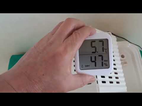 반려동물 공기청정기 온도 습도 확인영상