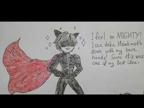 Miraculous Ladybug Comics Chat Noir "Chat Is Exposed To The Wind"