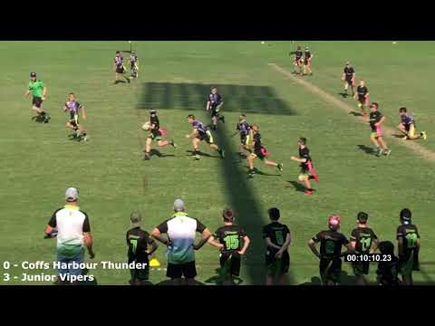 Round9 - Coastal Vipers vs Coffs Harbour Thunder - 2019 Oztag Nationals Boys 11s