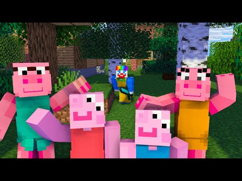 Cartoons Play - Peppa Pig Speedrunner VS Hunter in Minecraft 2