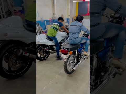 hayabusa vs yamaha rx 100 ! which is the best??