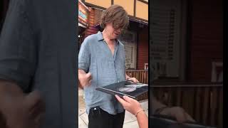 Thurston Moore SONIC YOUTH  Signing Autographs Team Derek