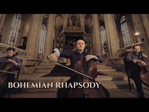 Bohemian Rhapsody (Excerpt) — Drone one-take inside Gothic Cathedral | Prague Cello Quartet