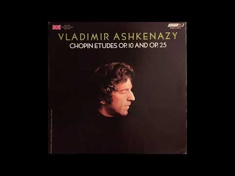 Vladimir Ashkenazy plays Chopin Etudes Op. 10 (1975) New Transfer