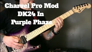 Video thumbnail for Charvel Pro Mod DK24 Hard Tail In Purple Phaze by Simon Smith