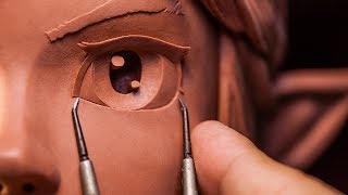 Sculpting Link from The Legend of Zelda Traditionally - Sculpture_Geek