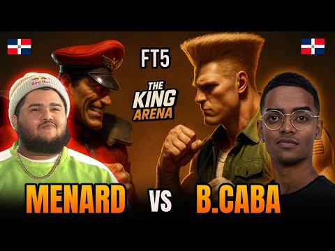 🔥INSANE FT5 ▰ MENARD (M.bison) vs CABA (Guile) ▰ Street Fighter 6 | High-Level Set 🔥