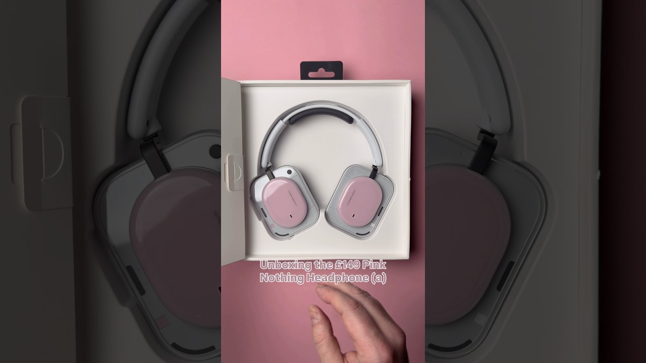 Unboxing the New £149 Pink Nothing Headphone (a)