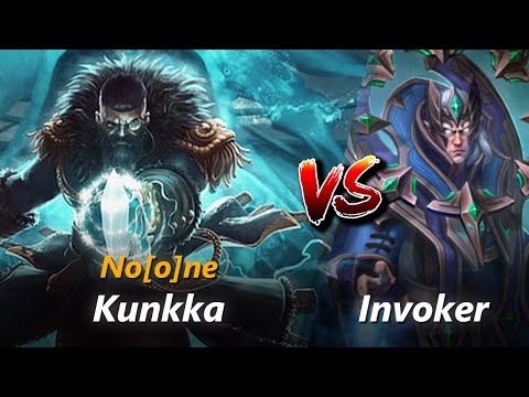 How to Kunkka mid vs Invoker (feat. No[o]ne) | First 10 minutes