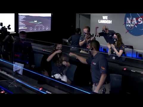 毅力號探測器安全著陸火星 (Perseverance rover lands safely on Mars)