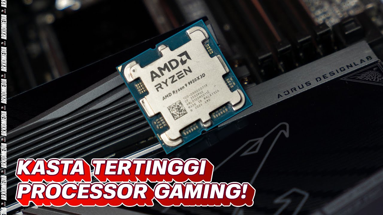 Nyobain Processor Gaming Terkencang Saat Ini! AMD Ryzen 9 9950X3D